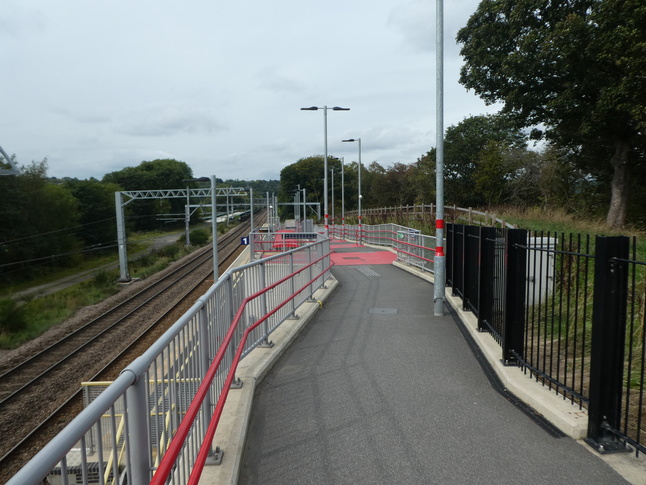 Apperley Bridge platform 1 ramp
