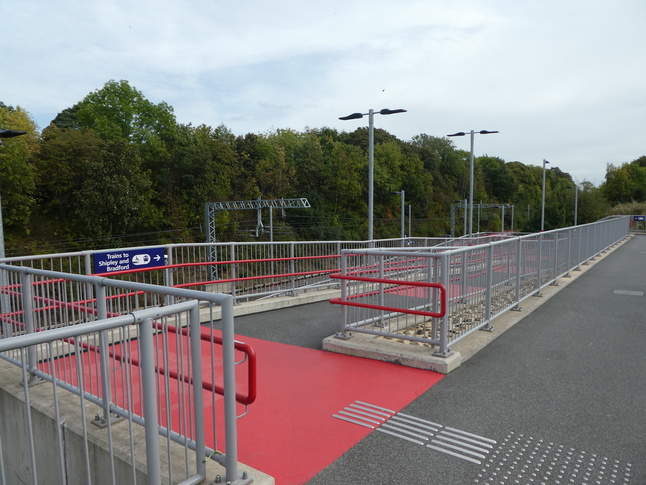 Apperley Bridge platform 2 ramp