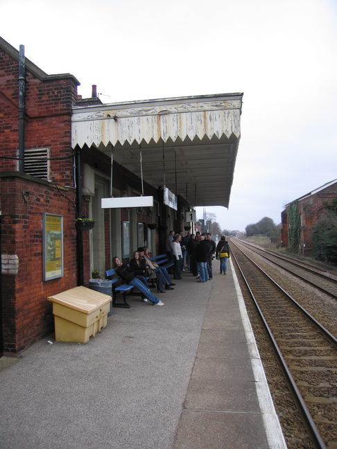 Attleborough platform 1
canopy