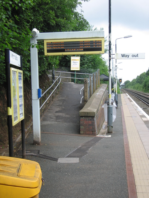 Aughton Park platform 2 exit
