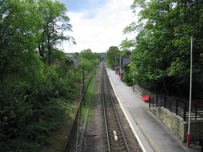 Baildon from bridge looking
west