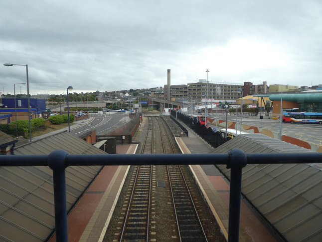 Barnsley looking south from footbridge