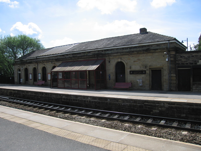 Batley station building from
platform 2