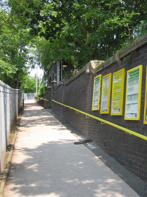 Bebington platform 1 ramp