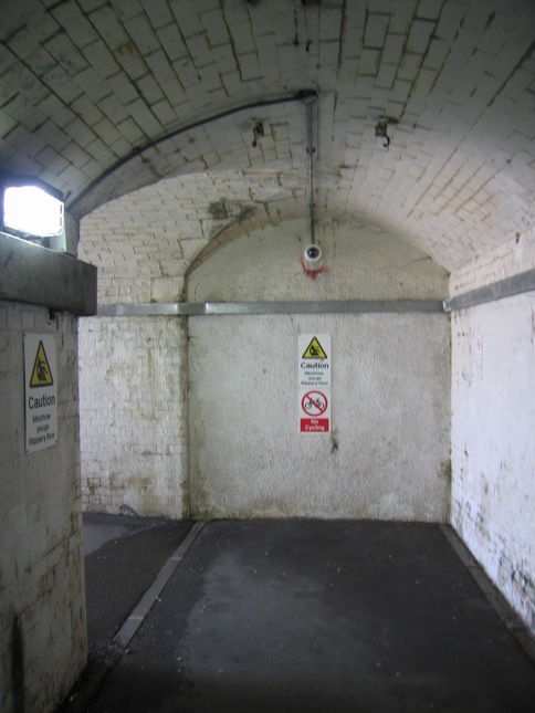 Bebington disused subway end