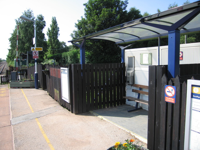 Bescar Lane platform 1 exit