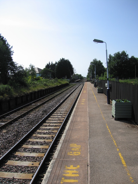 Bescar Lane platform 1 looking west