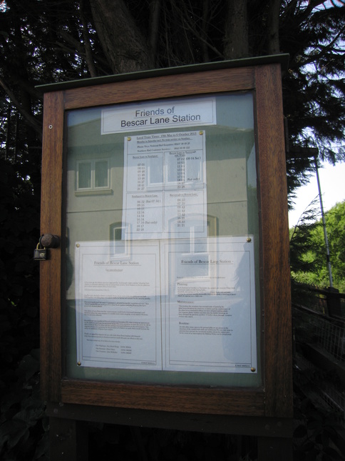 Bescar Lane Friends noticeboard