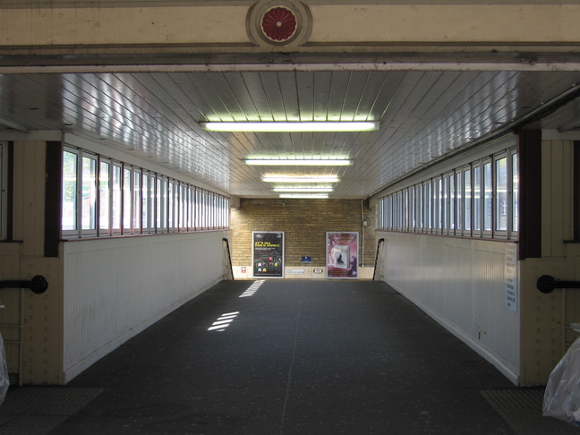 Bingley, in footbridge
