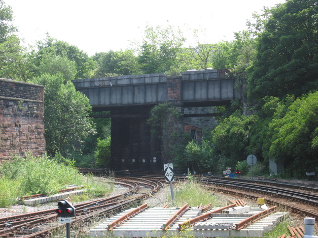 Birkenhead Central looking
south