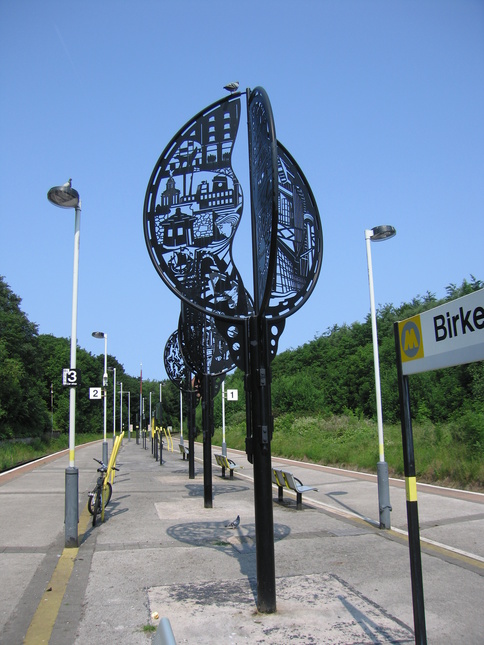 Birkenhead park tree
sculptures