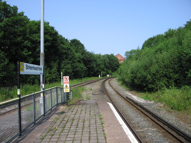 Birkenhead Park looking west