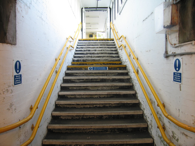 Blundellsands
and Crosby subway platform 2 exit