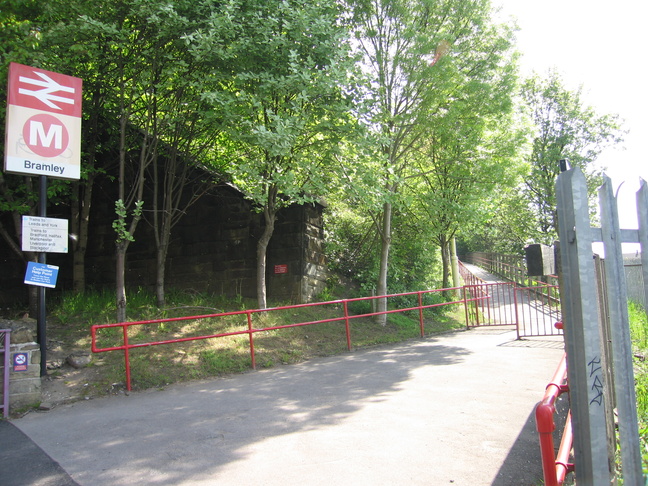 Bramley platform 1 approach