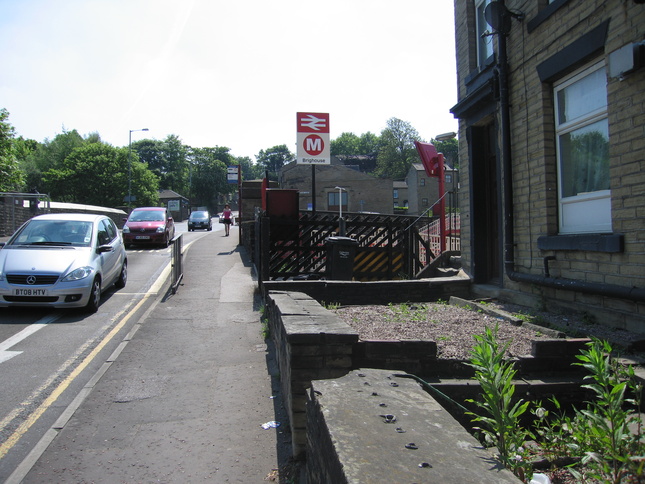 Brighouse platform 1 entrance