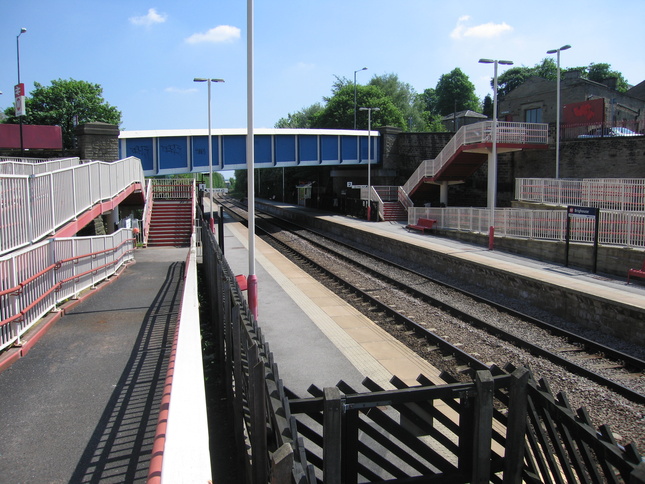 Brighouse platforms, looking east