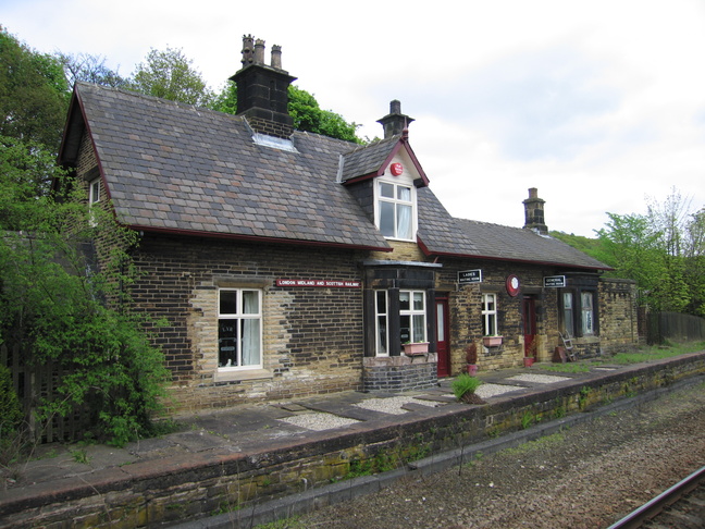 Brockholes station building