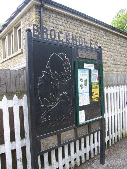 Brockholes noticeboard