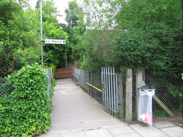 Bromborough platform 1 exit