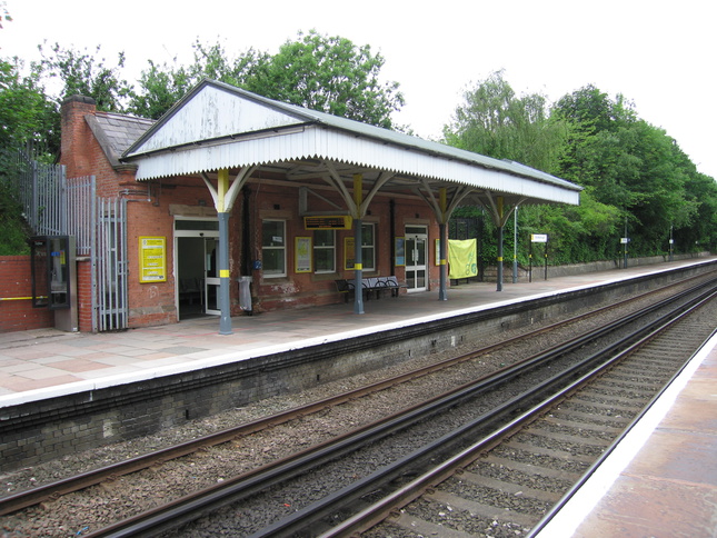 Bromborough platform 2 building