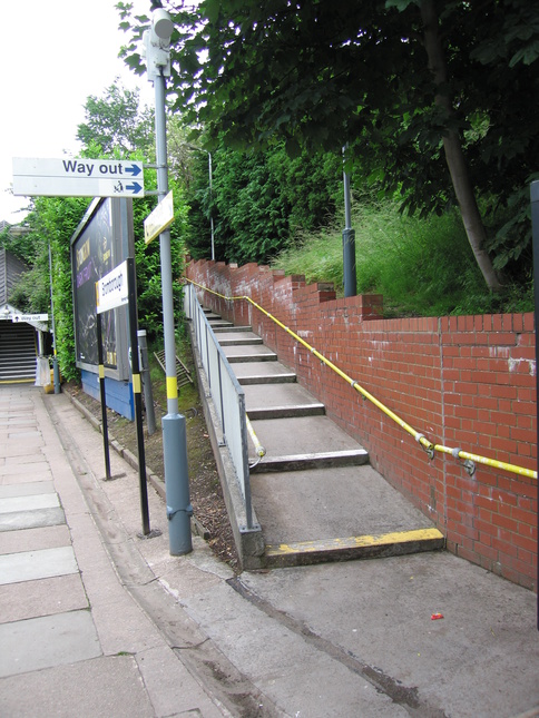 Bromborough platform 2 exit
