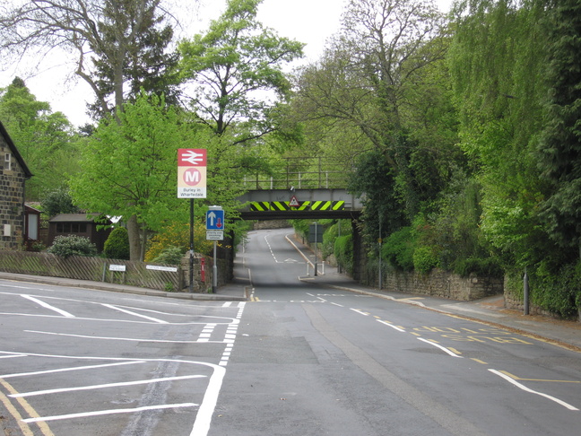 Burley-in-Wharfedale sign