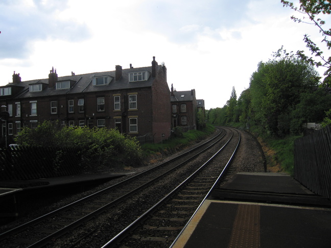 Burley Park platform 1 looking north