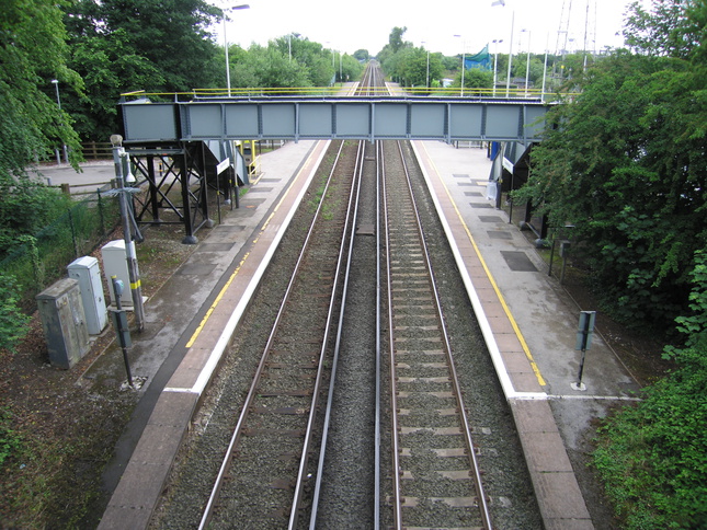 Capenhurst from road bridge
looking north