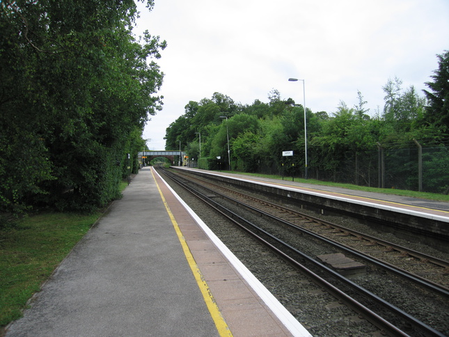 Capenhurst platforms looking
south