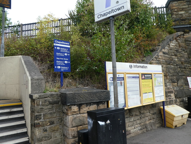 Chapeltown platform 2 southern entrance