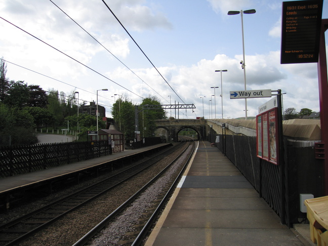 Crossflatts platform 1 looking
north