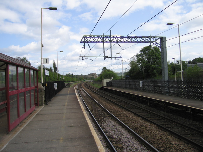 Crossflatts platform 1 looking
south