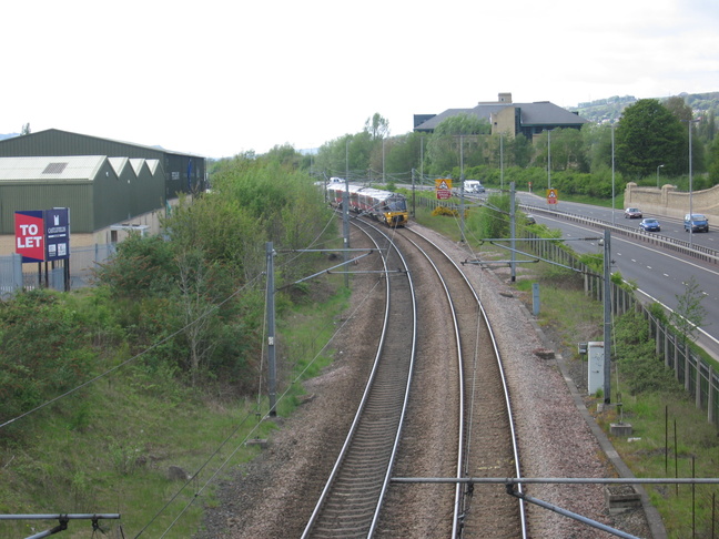 Crossflatts from bridge
looking north