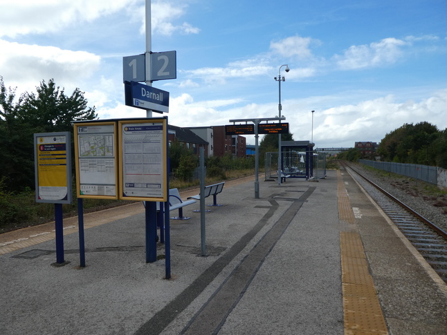 Darnall platforms looking west