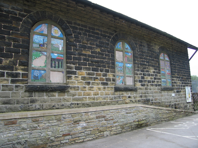 Denby Dale shed mosaics