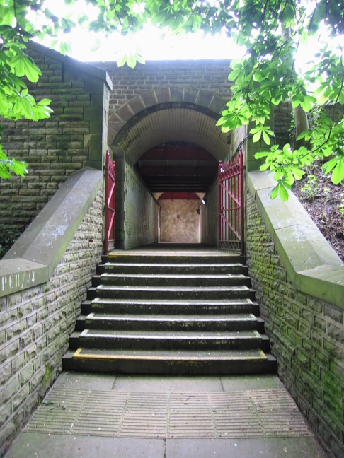 Denby Dale steps to subway