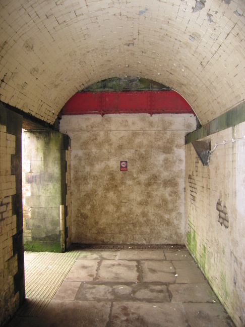 Denby Dale subway -
blocked entrance