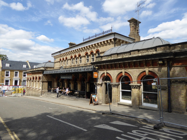 Denmark Hill old frontage,
long view