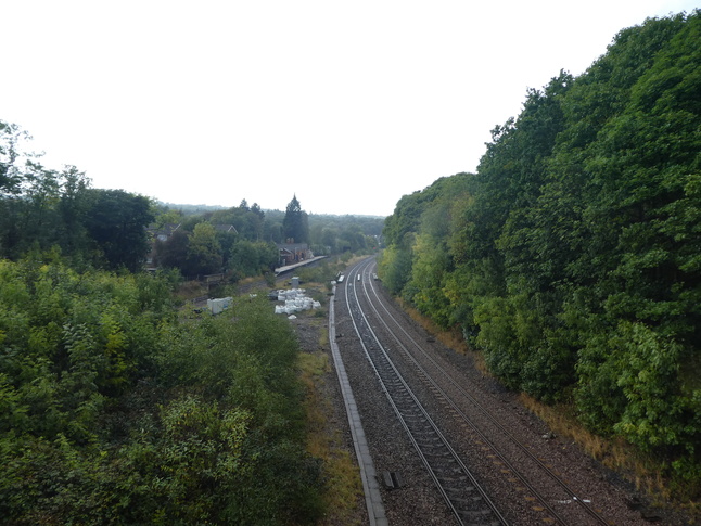 Dore and Totley looking north from road bridge