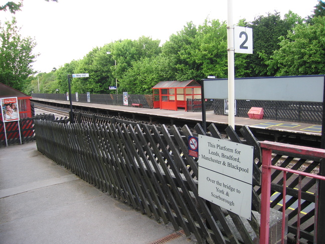 East Garforth platform 2
approach