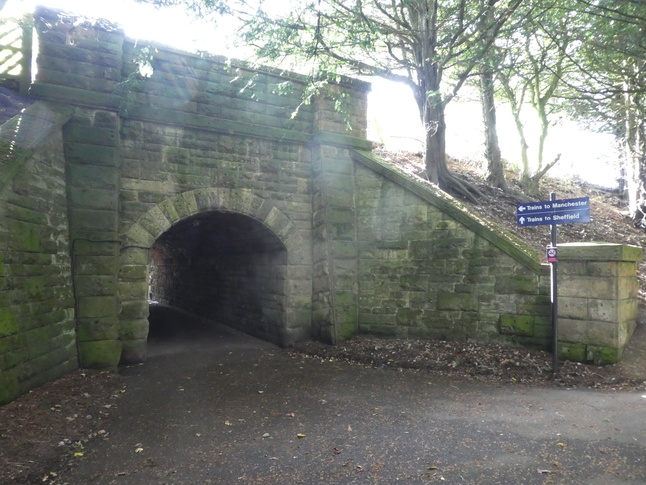Edale platform 2 subway