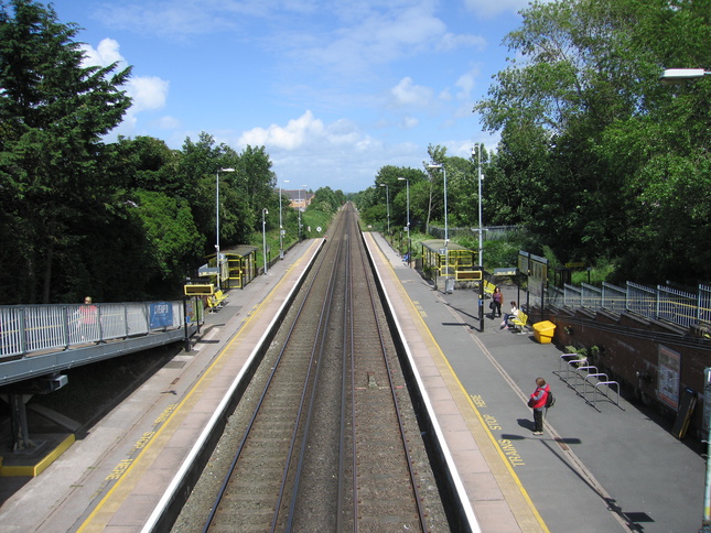 Fazakerley from footbridge
looking east
