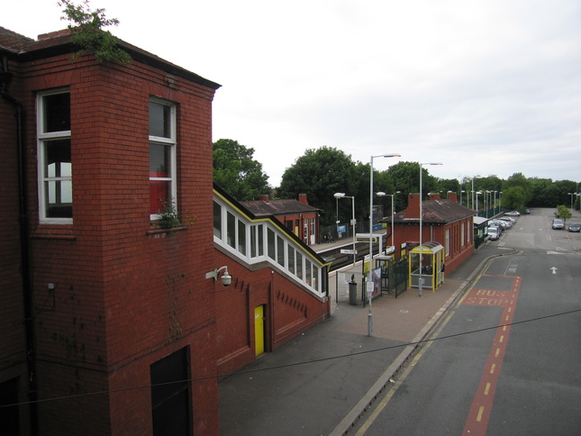 Formby from bridge looking
north