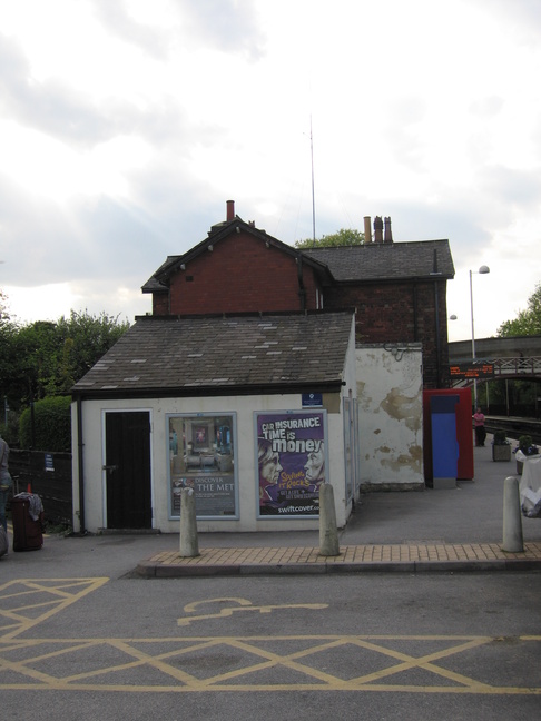 Garforth station building east side