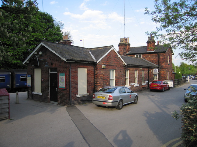 Garforth station building rear