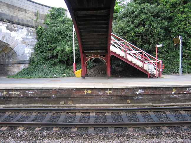 Garforth under footbridge