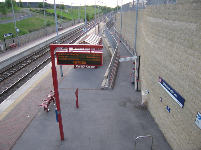 Glasshoughton platform 2 ramp