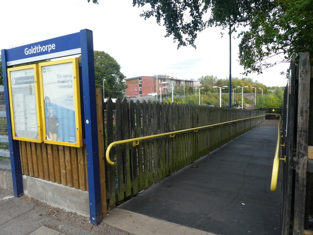 Goldthorpe platform 2 entrance