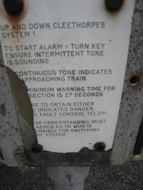 Grimsby Docks old notice