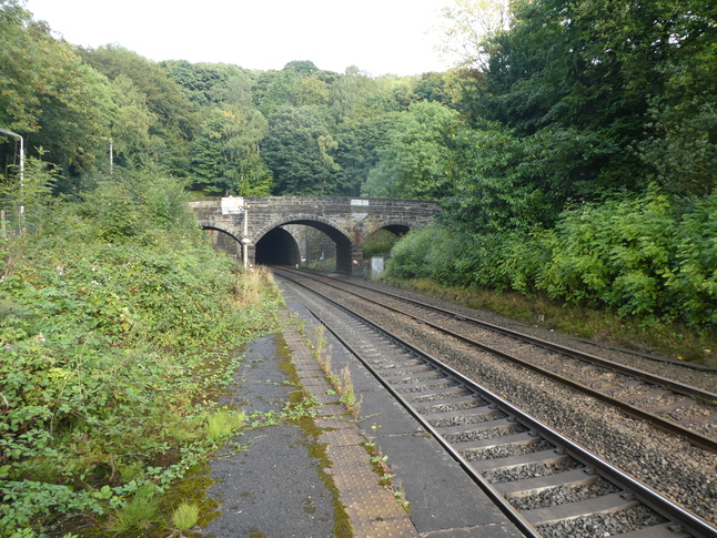 Grindleford platform 2 disused end